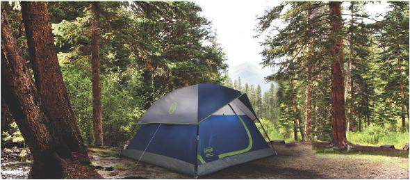 Coleman Sundome 6 - freestanding and versatile tent.