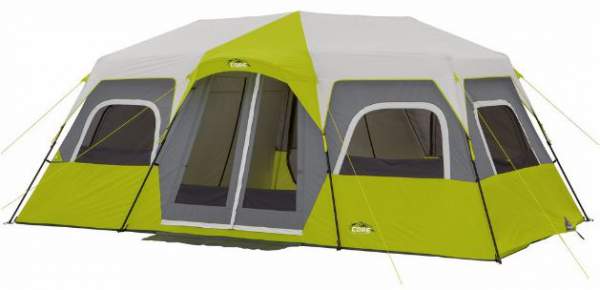 CORE 12 Person Extra Large Straight Wall Cabin Tent 16 x 11 Review