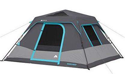 Ozark Trail 6-Person Dark Rest Instant Cabin Tent. 
