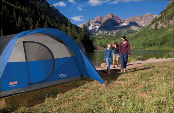 A nice summer tent for parents with 2-3 kids.
