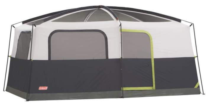 Coleman Prairie Breeze 9 Person Cabin Tent - Black and ...