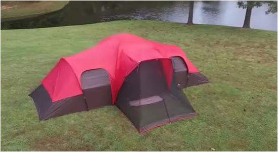 Ozark Trail 10 person tent with screen porch.
