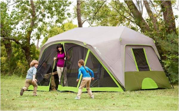 Great tent for groups and for family camping.