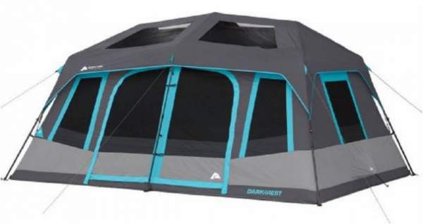 Ozark Trail 10-Person Dark Rest Instant Cabin Tent.
