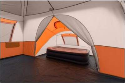 Ozark trail 11 person 2025 3 room instant cabin tent