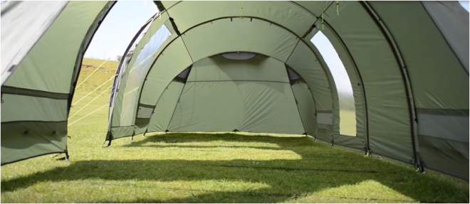 This is what you get when the inner tents and the floor are removed - a tent for family celebrations and gatherings.