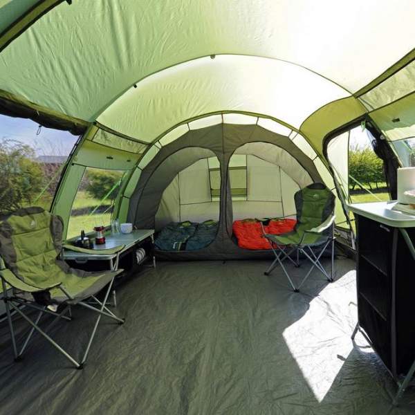 grond schors Geliefde Eurohike Buckingham Elite 8 Man Tent Review - 5 Rooms | Family Camp Tents