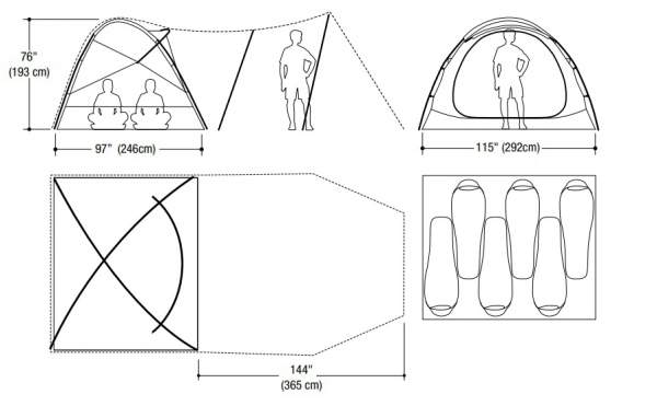 The dimensions & floor plan.