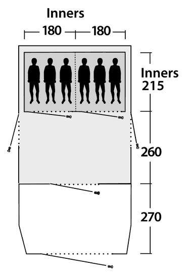 The floor plan.