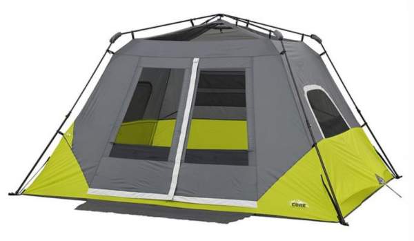 CORE 6 Person Instant Cabin Tent with Awning - Great Price