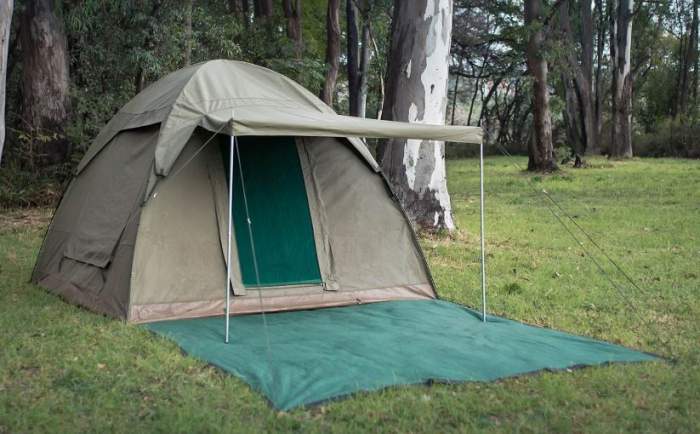 Bushtec Adventure Alpha Kilo 4000 Canvas 6 Person Bow Tent.