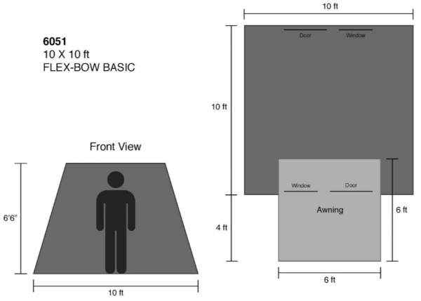 The floor plan and the dimensions.