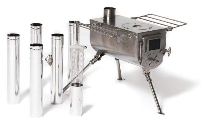 All stainless steel elements.