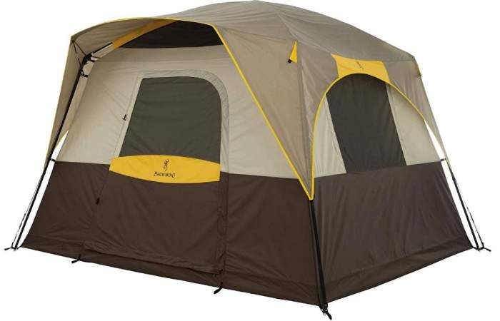 Browning Camping Big Horn 5 Person Tent Tall Reliable Family