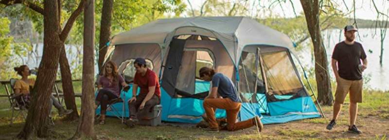 9 Person Lighted Instant Cabin Tent Rainfly – Core Equipment