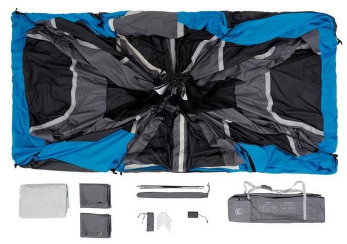 Core Lighted 12 Person Instant Cabin Tent (3 Rooms)