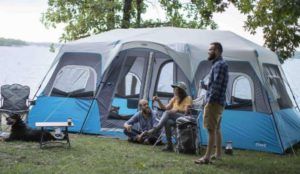 tent lighted