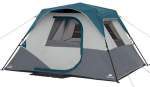 Ozark Trail 6 Person Instant Cabin Tent with Light.