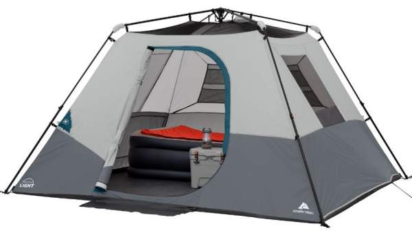 6-Person Instant Cabin Tent w/ LED Lighted Hub + Carry Bag| New Opened Box