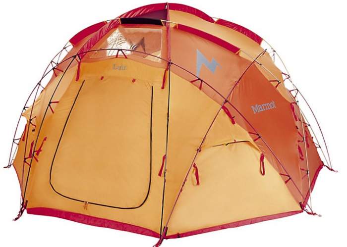 This is Marmot Lair 8 tent shown without the fly.