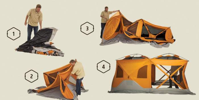 Gazelle t4 outlet hub tent