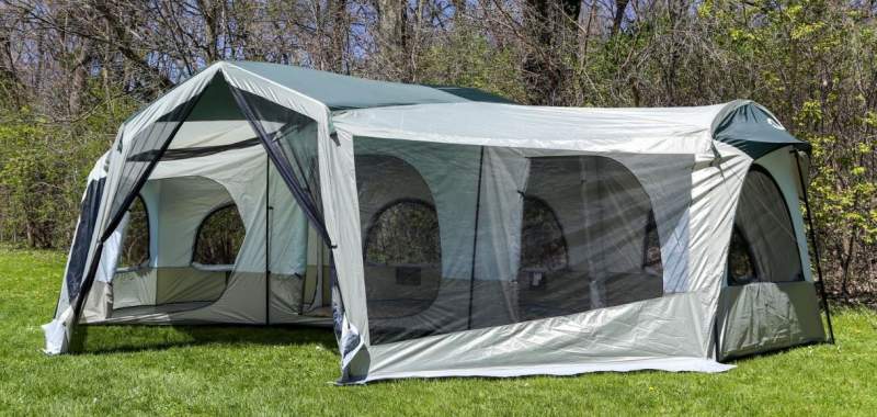 Tahoe gear padrio 13 x 9 foot 8 clearance person quick set tent with 2 room configuration