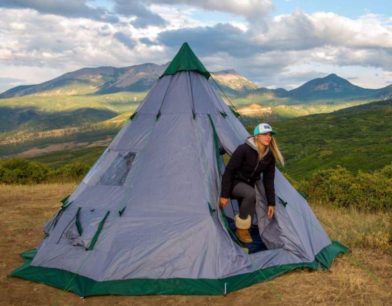 7 person outlet teepee tent