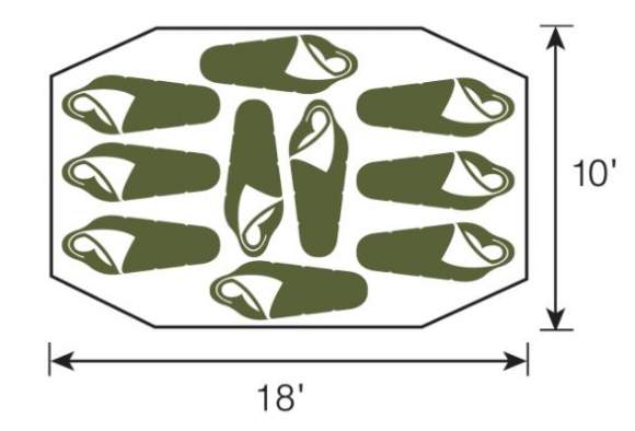 The floor plan.