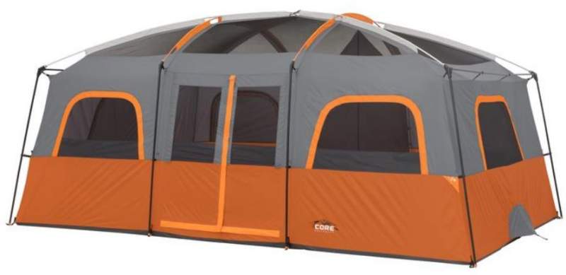 The Core 12 tent shown without the fly.