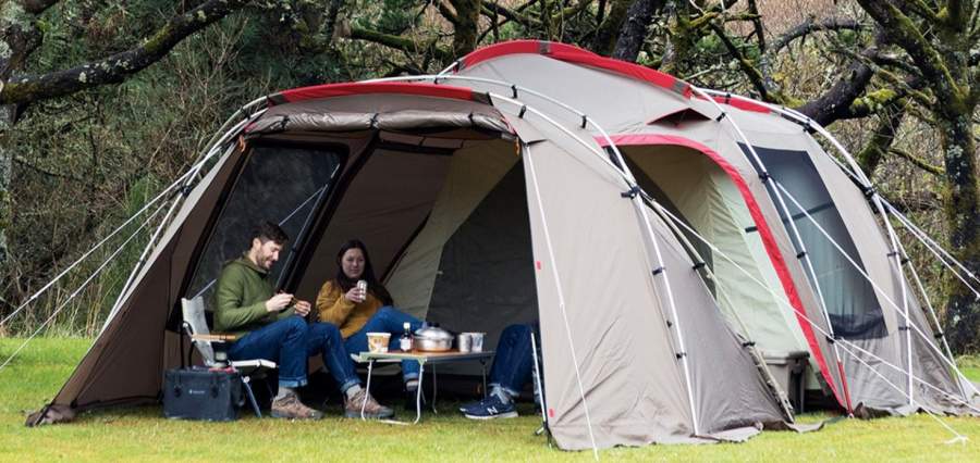 Snow Peak Land Lock 6 Person Tent.