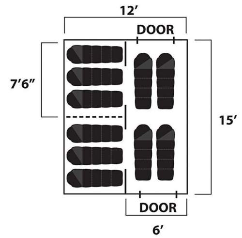 The floor plan.