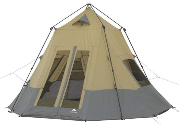 OZARK Trail 12' x 12' Instant Teepee Tent.