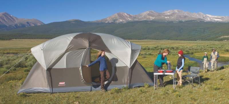 Coleman WeatherMaster Tent 10 Person (with Hinged Door) | Family