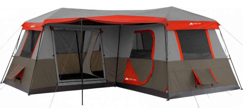 Ozark Trail Instant Cabin Tent with Built in Cabin Lights (10 Person)