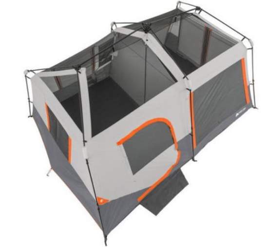 Ozark trail 10 person instant cabin tent with built in clearance lights