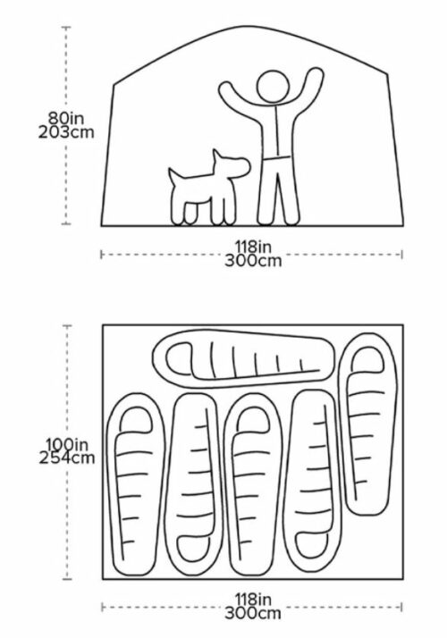 The dimensions and the floor plan.