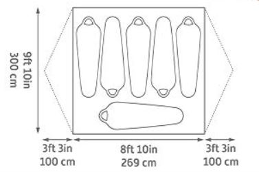 The floor plan.