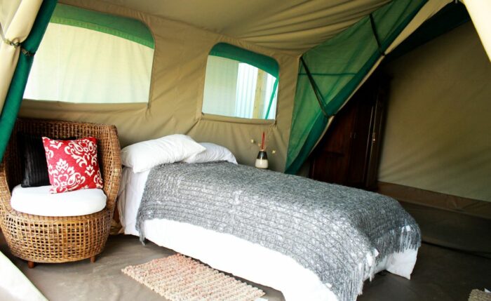 The tent built for luxury.