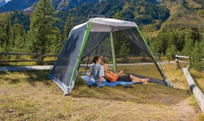 10x10 screened outlet tent