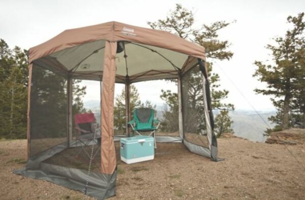 Coleman screened instant outlet canopy