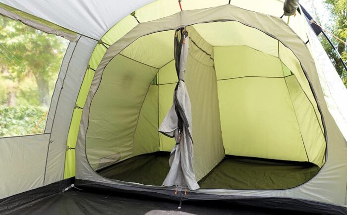 One of the inner tents with two sleeping rooms.