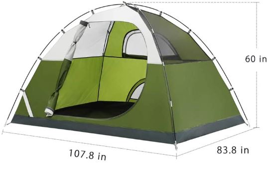 This is the tent without the fly.