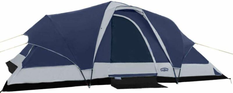 Pacific Pass Camping Tent 8 Person Family Dome Tent.