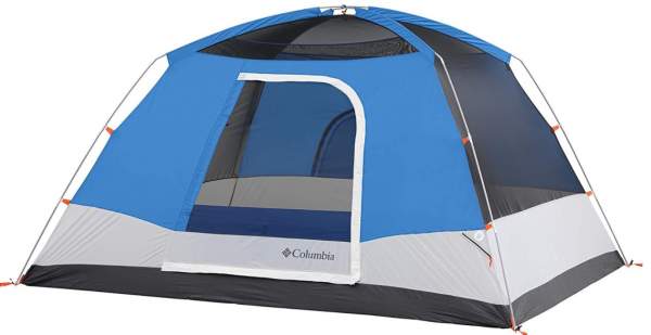 This is how the Columbia Modified 6 Person Dome Tent looks without the fly.