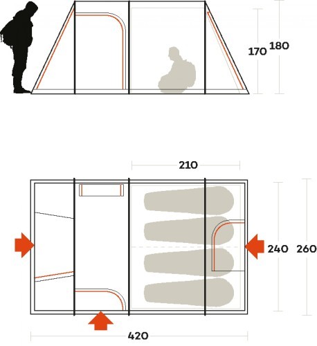 The floor plan.