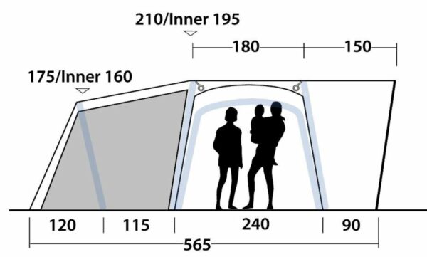 Very tall tent.