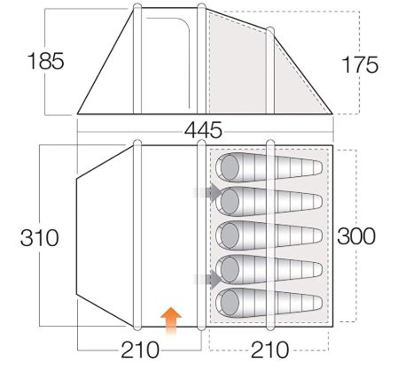 The dimensions and the floor plan.