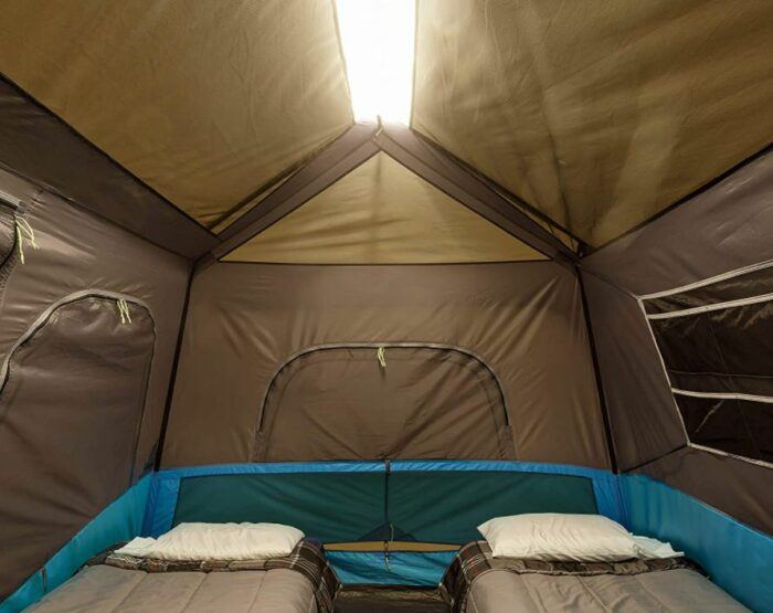 Core Lighted 6 Person Instant Cabin Tent 11 x 9 Review (Integrated Lights)