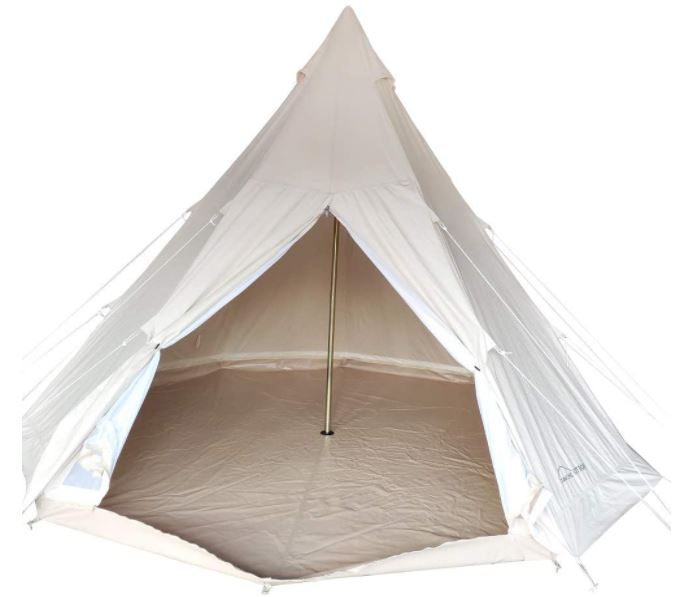 DANCHEL OUTDOOR Waterproof Indian Cotton Canvas Tent with Stove Hole