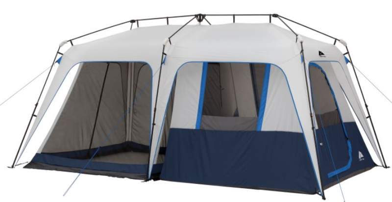 Ozark Trail Instant Cabin Tent with Built in Cabin Lights (10 Person)